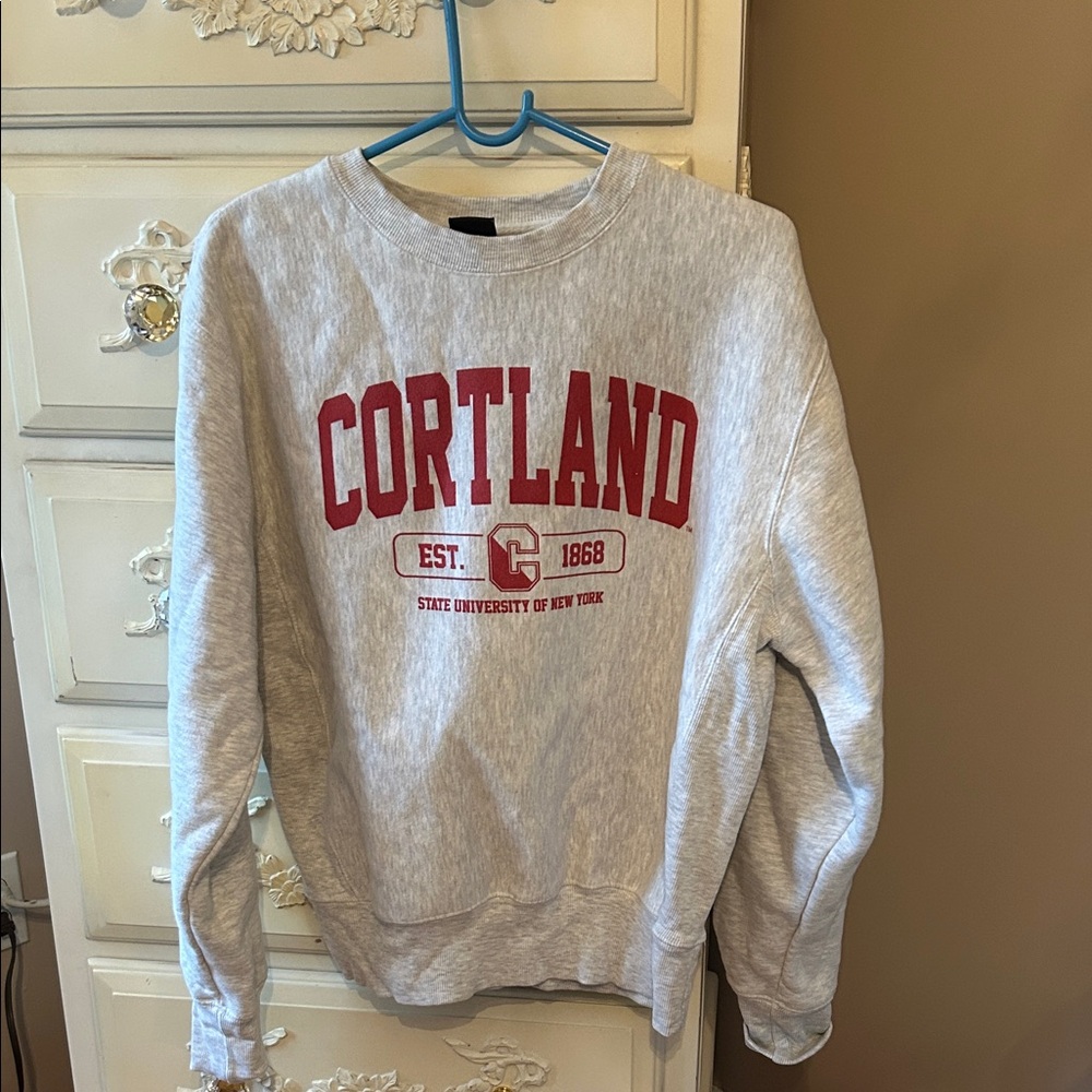 Gray Cortland Crewneck